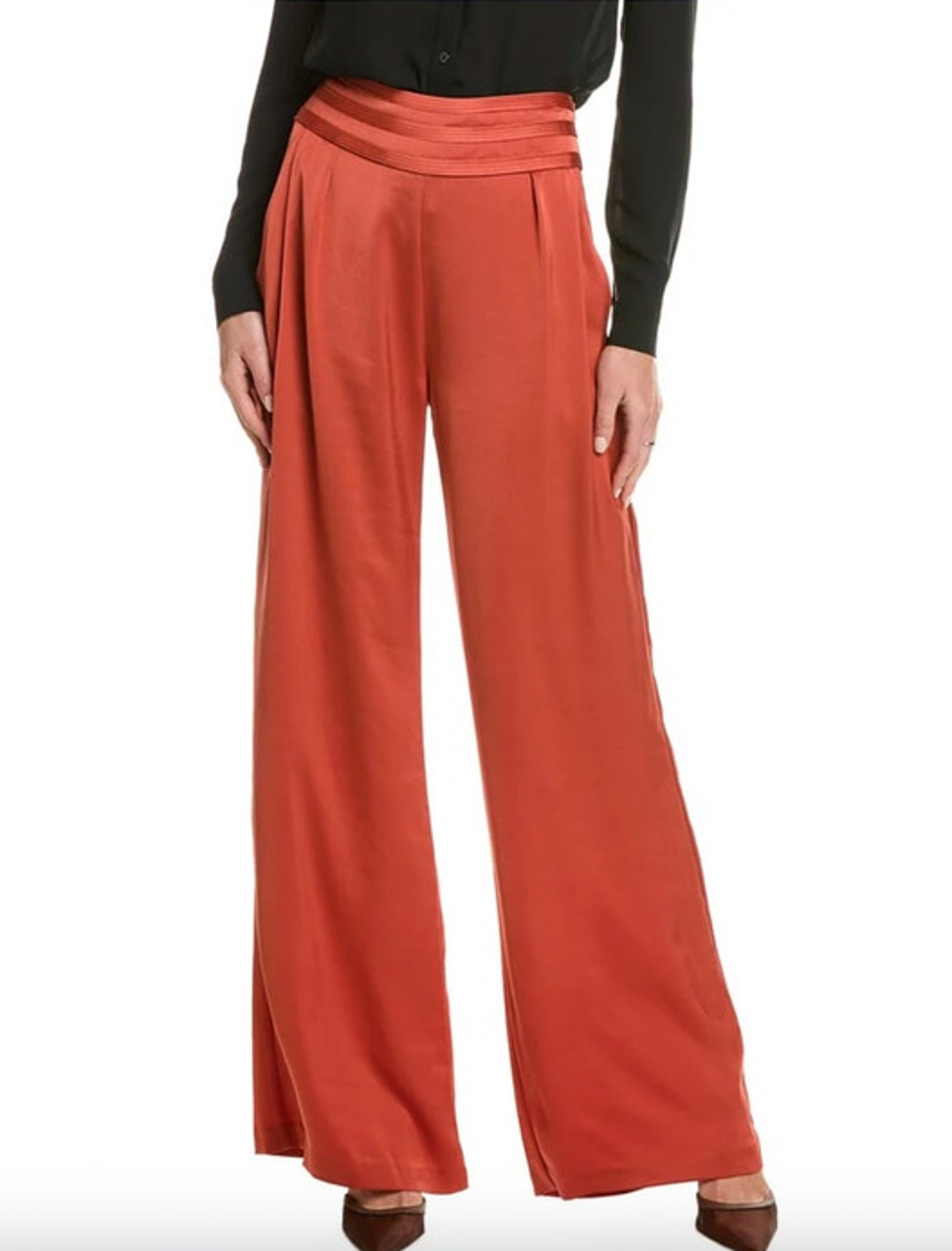 RAMY BROOK Pants NEW Size 0 Full Length Joss Pant $385 Burnt Sienna